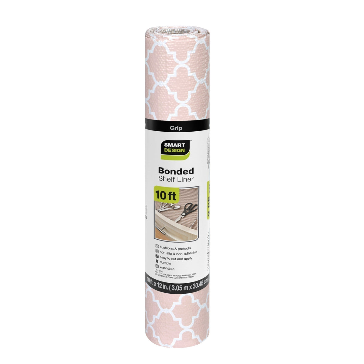 Bonded Grip Shelf Liner - 12 Inch x 10 Feet - Non-Adhesive